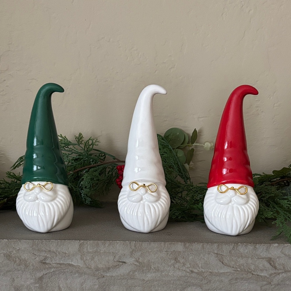 Santa Gnomes set of three